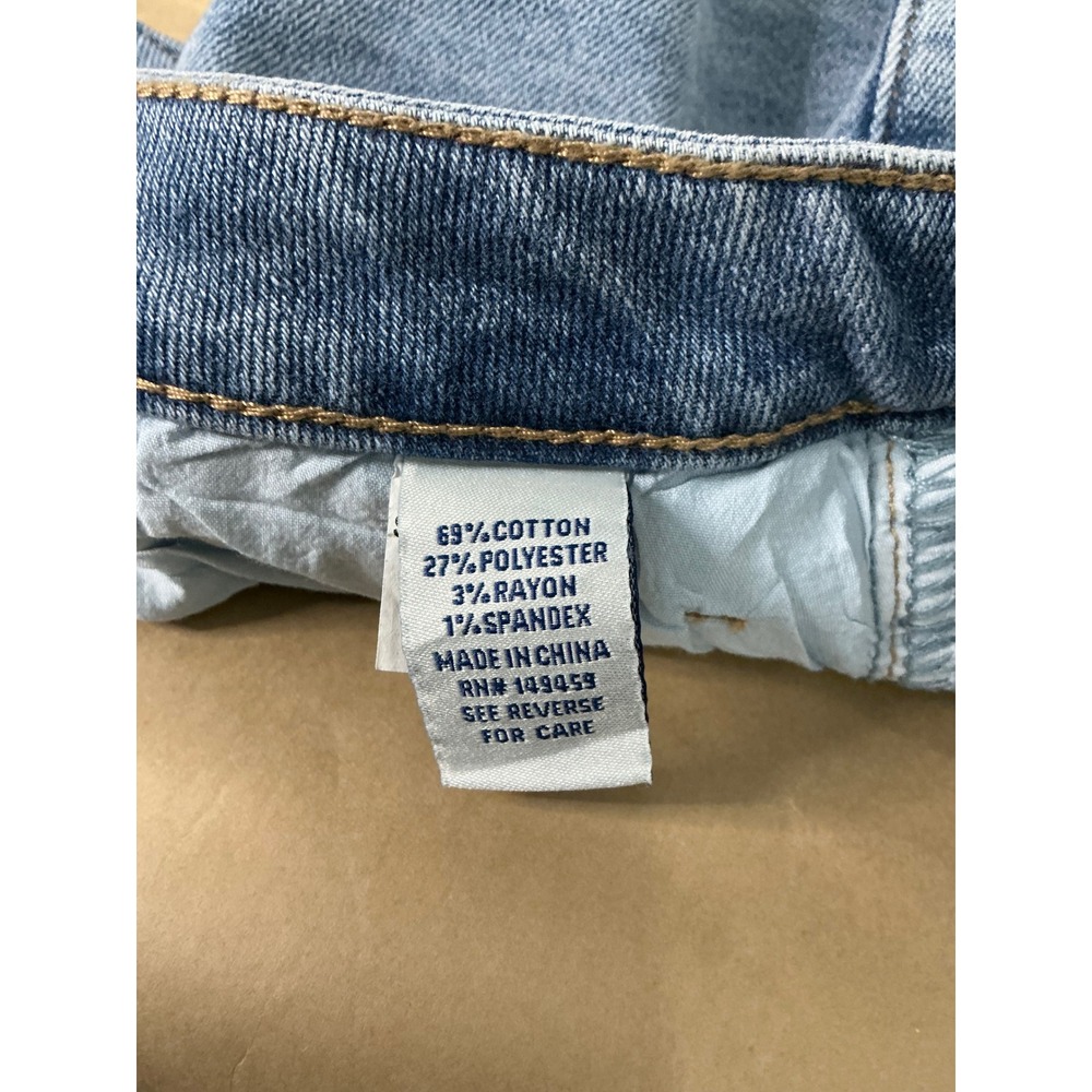 Poppy & Grace Women Glitter Bow Denim Shorts Size 26 High Rise Blue - Picture 7 of 9
